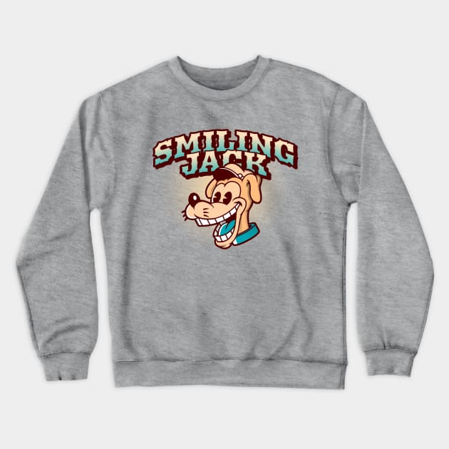 Cuphead Vintage Cartoons Smiling Jack Crewneck Sweatshirt by Tip Top Tee's